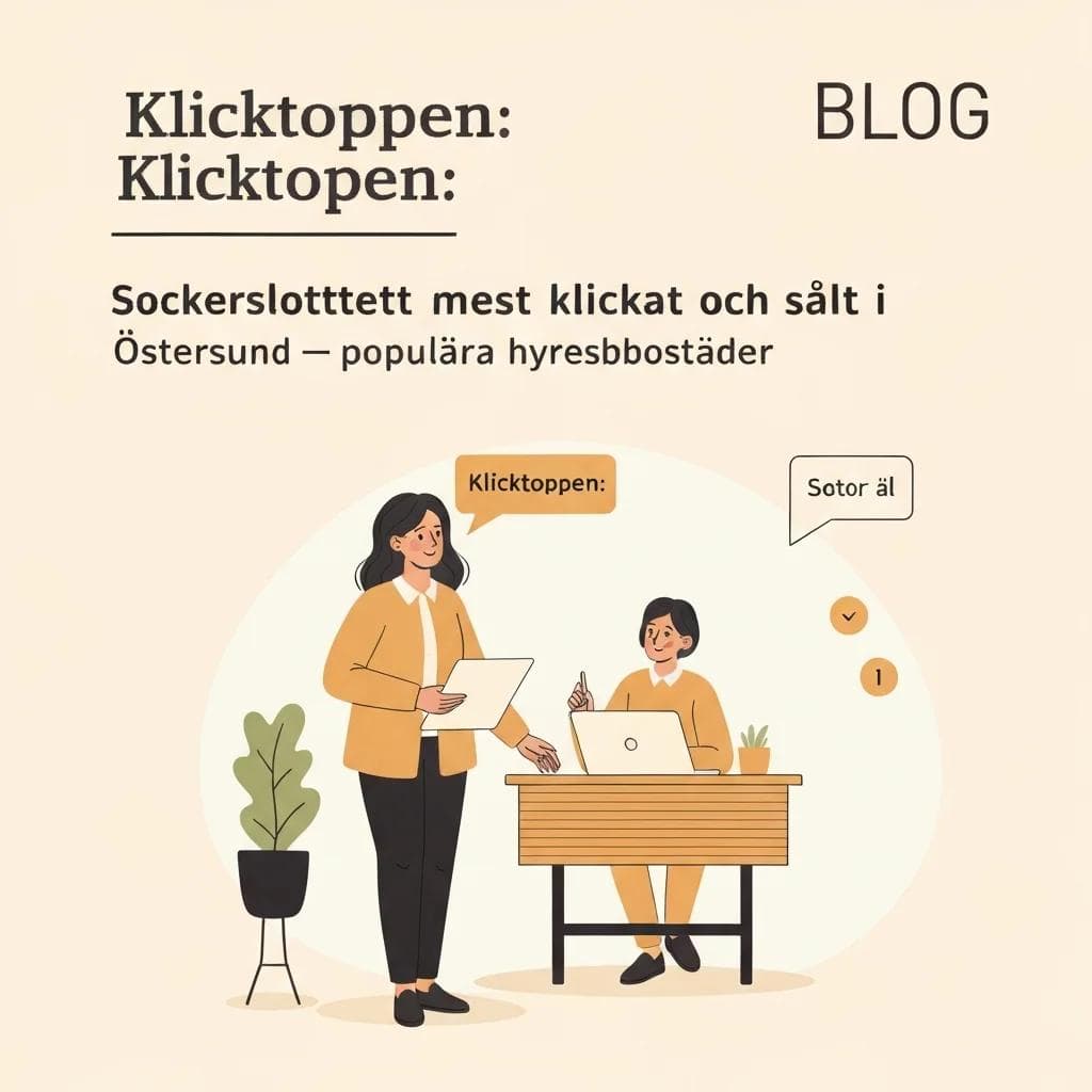 Klicktoppen: Sockerslottet mest klickat och sålt i Östersund – populära hyresbostäder